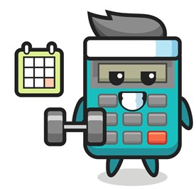 Calculator Mascot 276 X 266