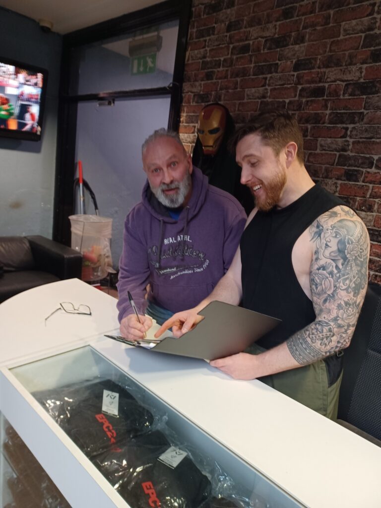 Irish Powerlifting Promoters Gar Benn and Liam Beville
