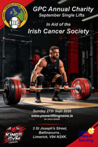Lifting for a Cause: GPC Ireland Annual Charity Single Lifts 2026